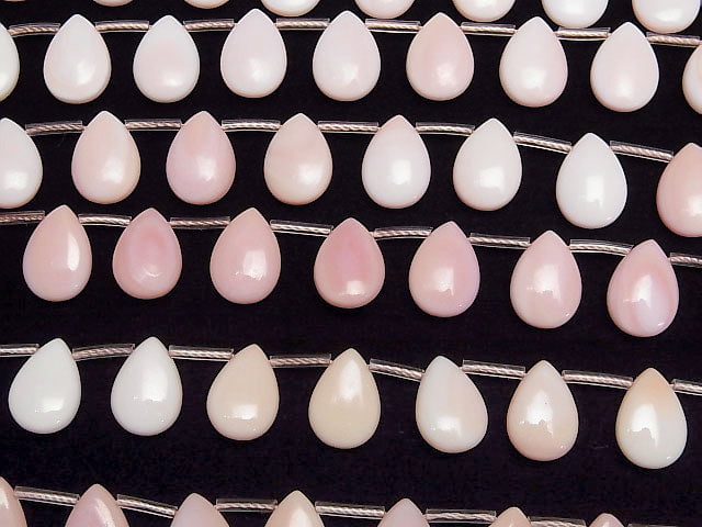 Queen Conch Shell AAA Pear shape 14x10x5mm 1/4 or 1strand beads (aprx.15inch/36cm)