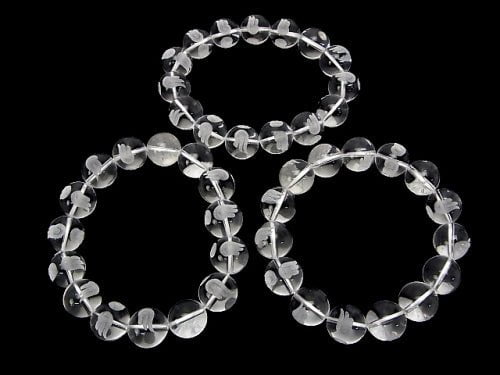 Engelsflügel geschnitzt! Kristall AAA rund 8mm, 10mm, 12mm, 14mm halbe Kette/Armband