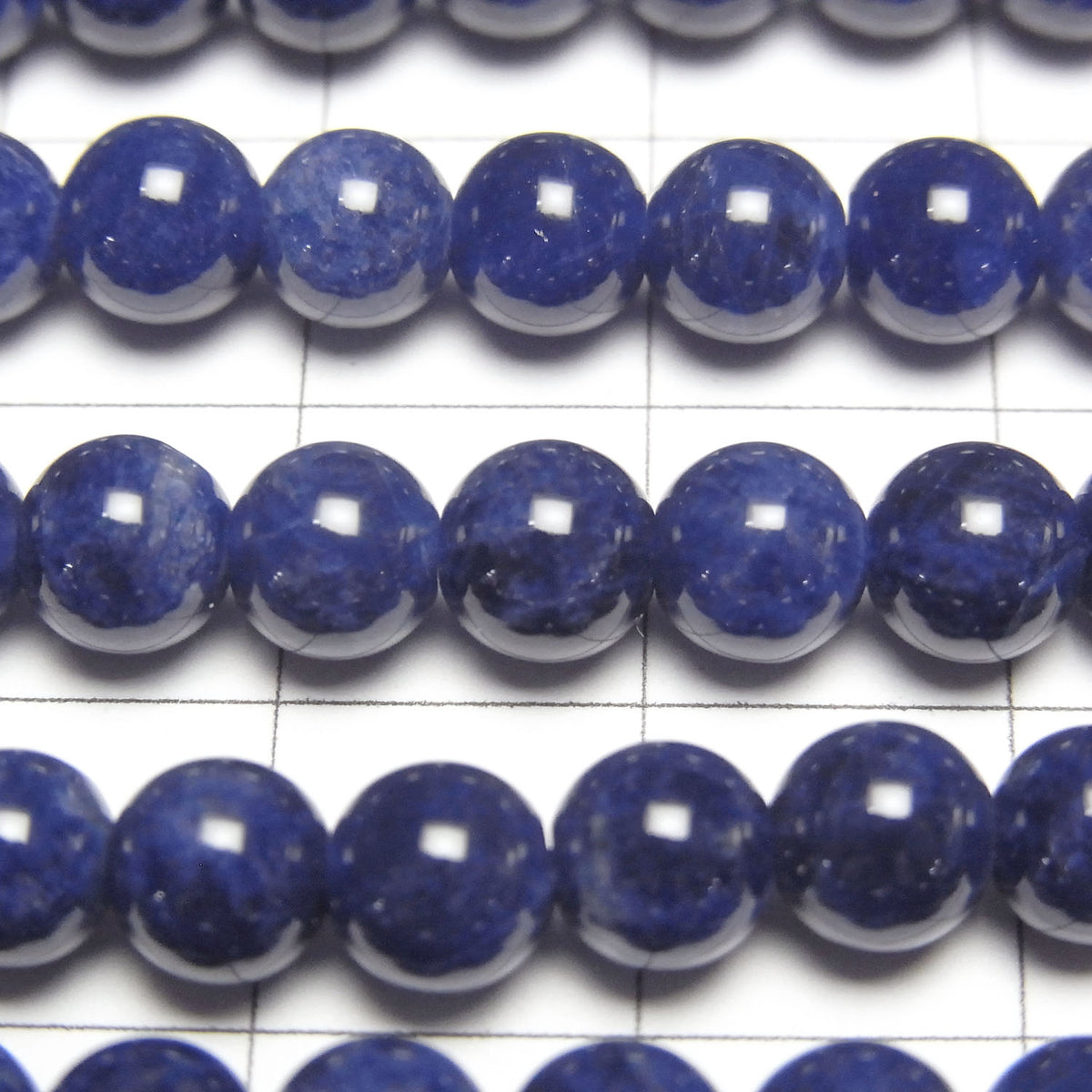 High quality Sodalite AAA Round 6mm half or 1strand beads (aprx.15inch/38cm)