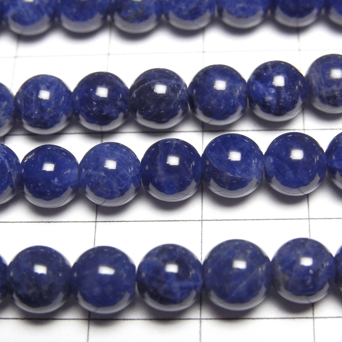 High quality Sodalite AAA Round 6mm half or 1strand beads (aprx.15inch/38cm)