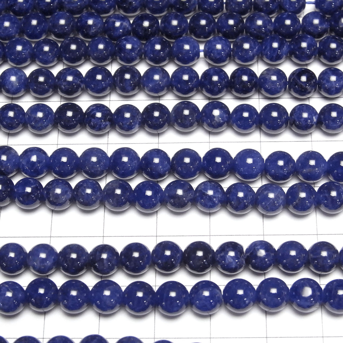 High quality Sodalite AAA Round 6mm half or 1strand beads (aprx.15inch/38cm)