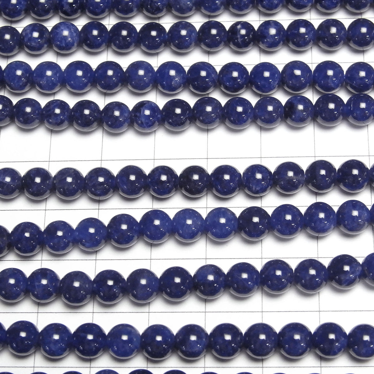 High quality Sodalite AAA Round 6mm half or 1strand beads (aprx.15inch/38cm)