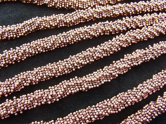 Copper Rondelle 8x8x2mm Oxidized Finish half or 1strand beads (aprx.7inch/18cm)