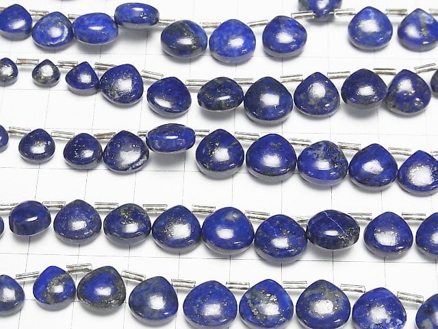 Lapislazuli AA++ Kastanie (glatt) 1strang Perlen (ca. 7 Zoll / 17 cm)