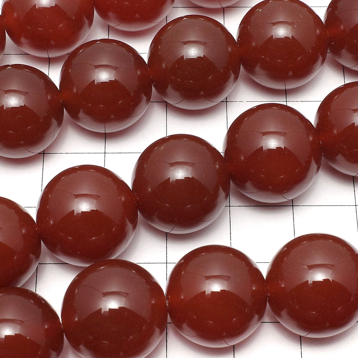 Red Agate AAA Round 16 mm half or 1strand beads (aprx.15 inch / 36 cm)