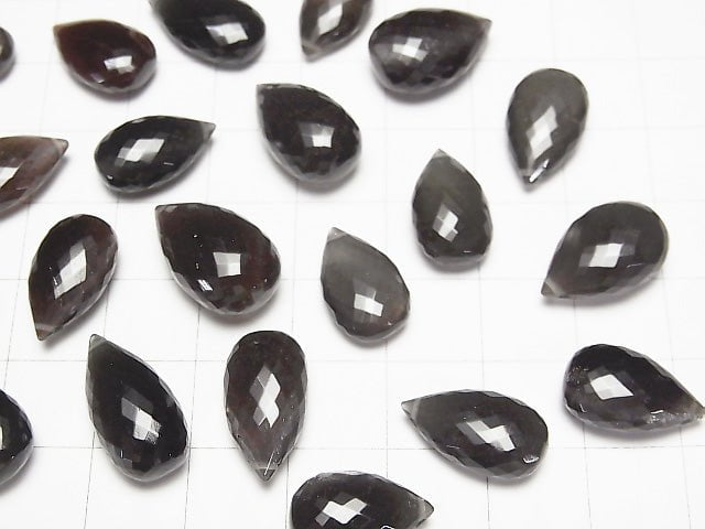 Mikroschnitt! Hochwertiger Scapolith Katzenauge AAA Tropfenform facettierte Briolette 3 Stück 34,99 $!