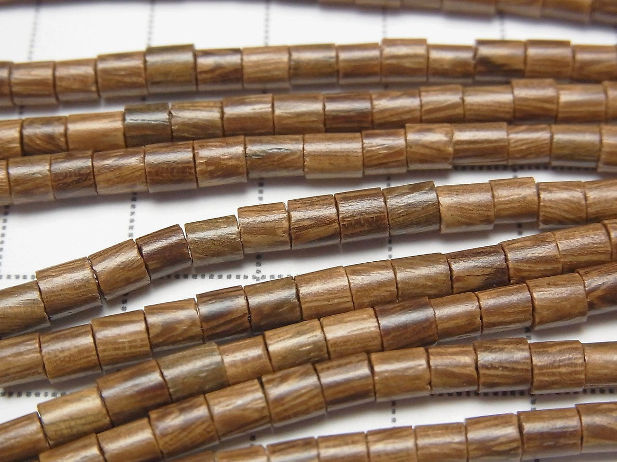 1strand $2.79! Wood Beads Tube 4.5x4.5x3mm 1strand beads (aprx.15inch/38cm)