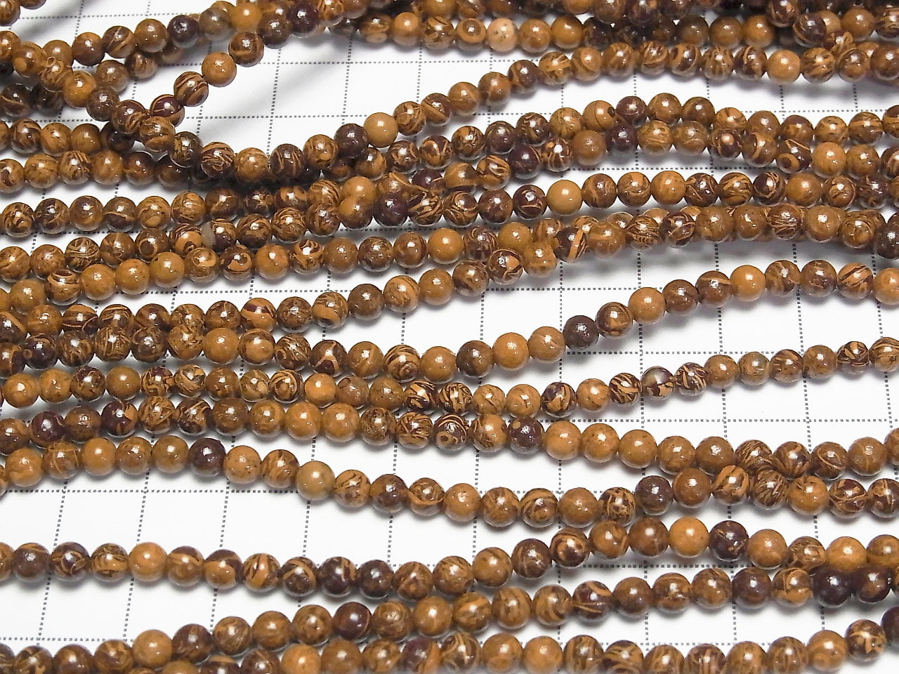 Elephant Skin Jasper Round 4mm 1strand beads (aprx.15inch/38cm)