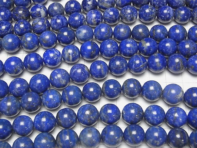 Lapislazuli AA+ Rund 12mm halb oder 1Strang Perlen (ca. 15 Zoll / 37 cm)