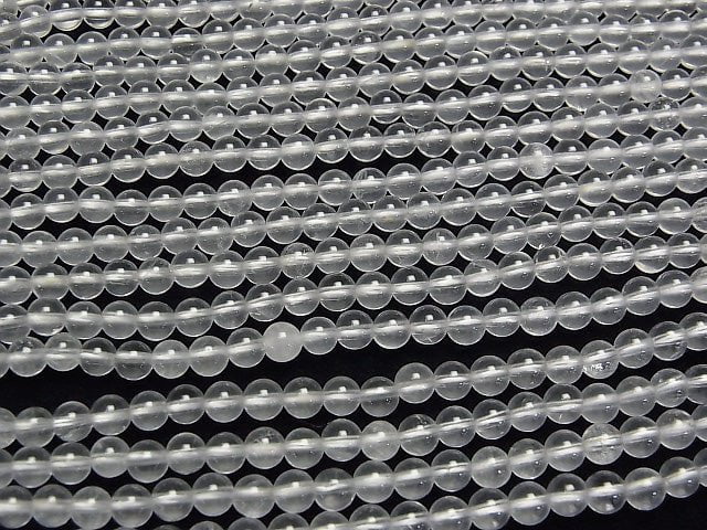Kristallquarz AAA- Rund 4.5mm 1 Strang Perlen (ca. 15 Zoll/36 cm)