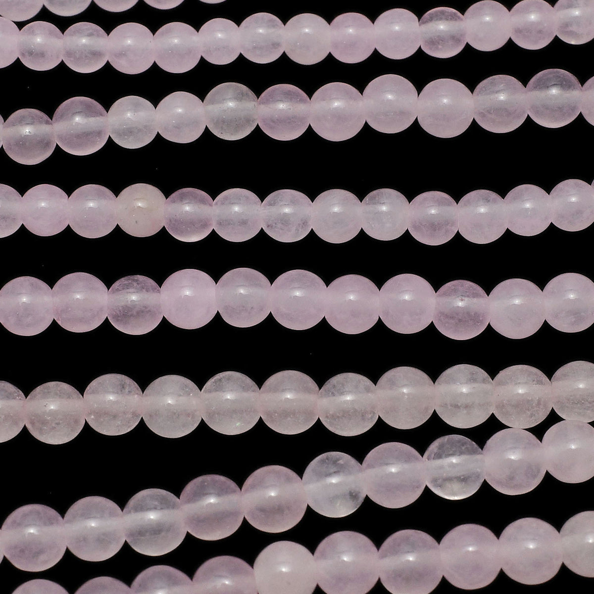 Pink Color Jade (Clear Type) Round 4mm 1strand beads (aprx.15inch / 37cm)