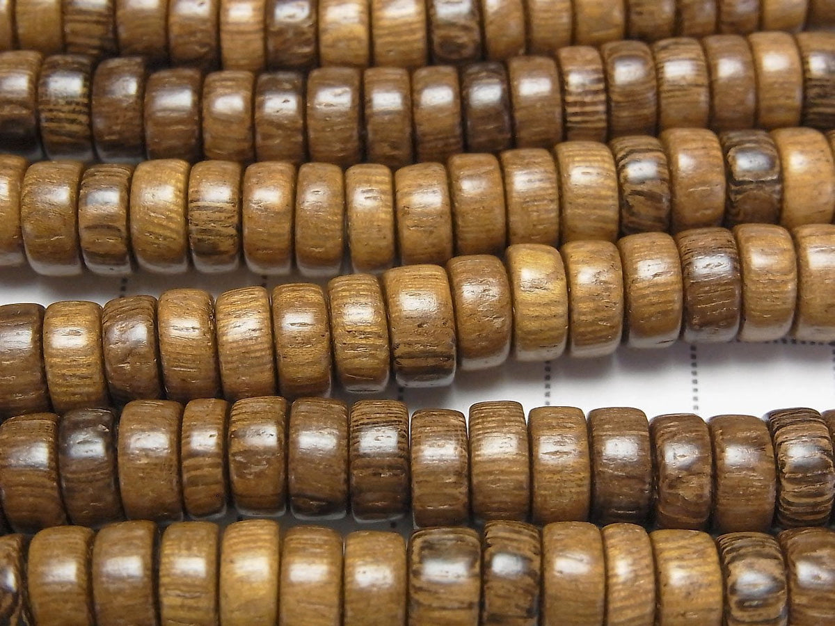 1strand $3.79! Wood Beads Rondelle 8x8x4mm 1strand beads (aprx.15inch/38cm)