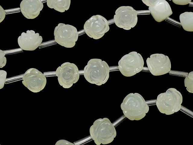 Neues Jade-Rose 12mm halbe oder 1Strang Perlen (ca. 15 Zoll / 36 cm)