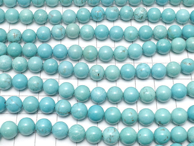 Magnesite Turquoise Round 8mm 1strand beads (aprx.15inch/37cm)