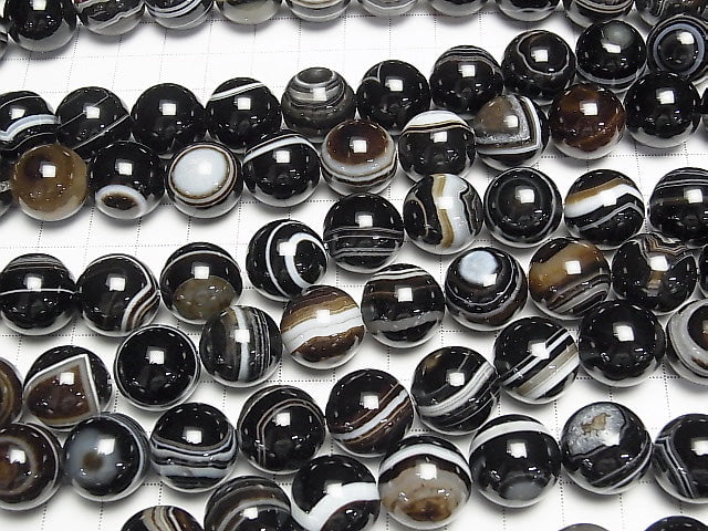 Tibetan Agate (Eye Agate) Round 16mm half or 1strand beads (aprx.15inch/36cm)