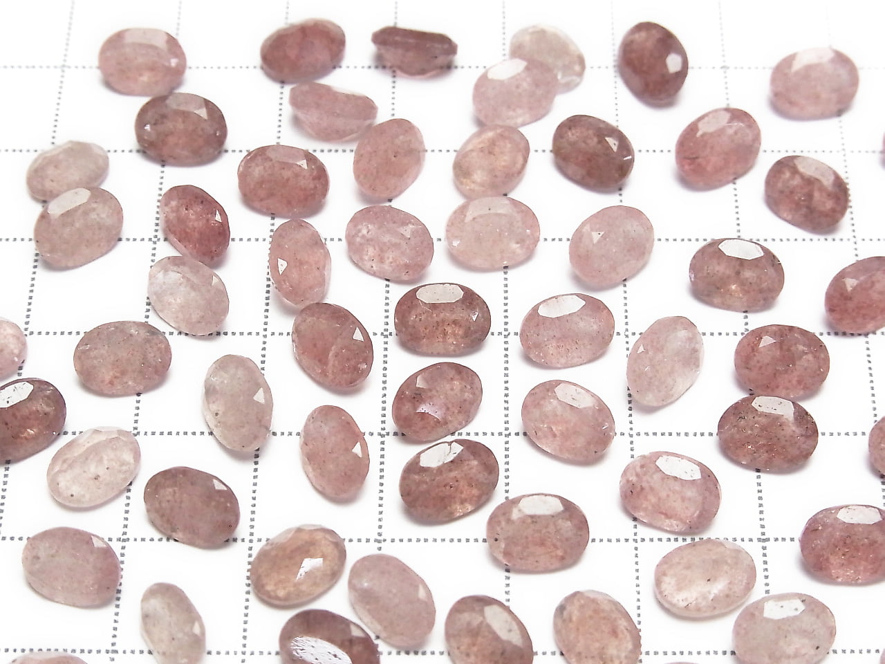 Hochwertiger rosa Epidot AA++ Lose Stein Oval facettiert 8x6mm 5Stück