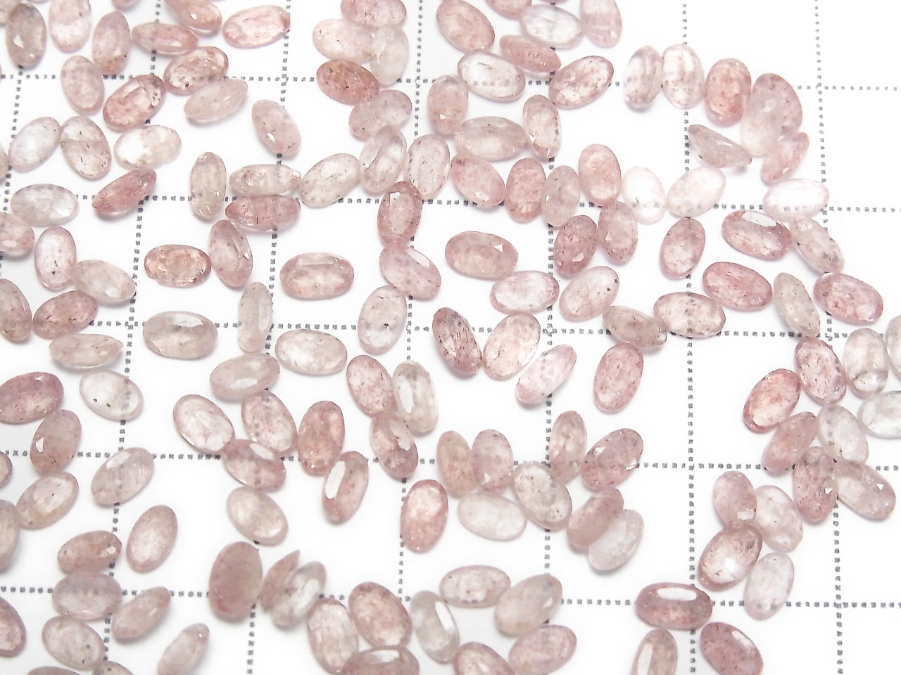 Hochwertiger rosa Epidot AA++ Lose Stein Oval Facettiert 5x3mm 10Stück
