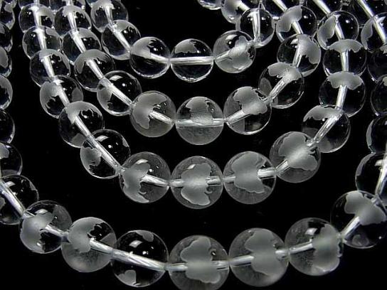Butterfly Carving! Crystal Quartz AAA Round 10 mm, 12 mm 1/4 or 1strand
