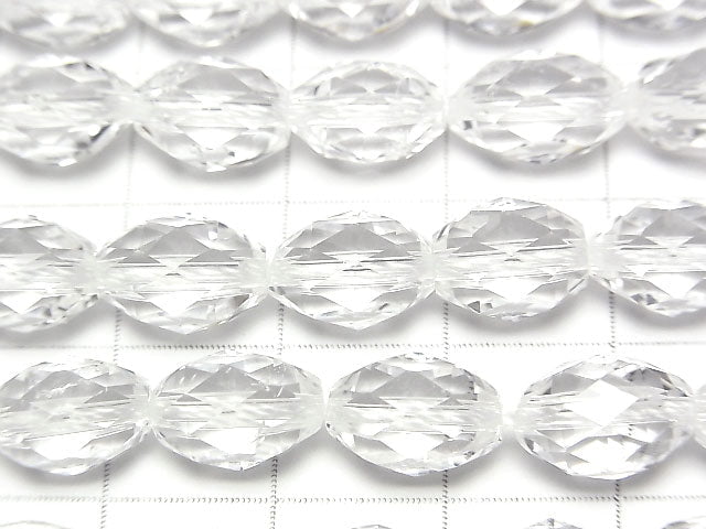 高品質! 水晶 AAA 三角刻面米珠 10x7x7mm 1/4 或 1 股珠子 (約 15 英吋/36 公分)