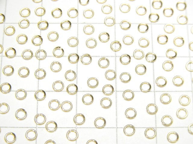 14KGF Jump Ring 0.4x3mm 20pcs