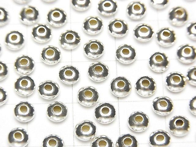 Rondelle Argent 925 2mm, 2,5mm, 3mm, 4mm, 5mm Sans revêtement 10pcs