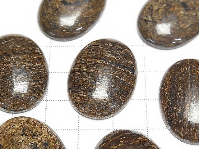 Bronzite Oval Cabochon 30x22mm 2pcs $4.79!