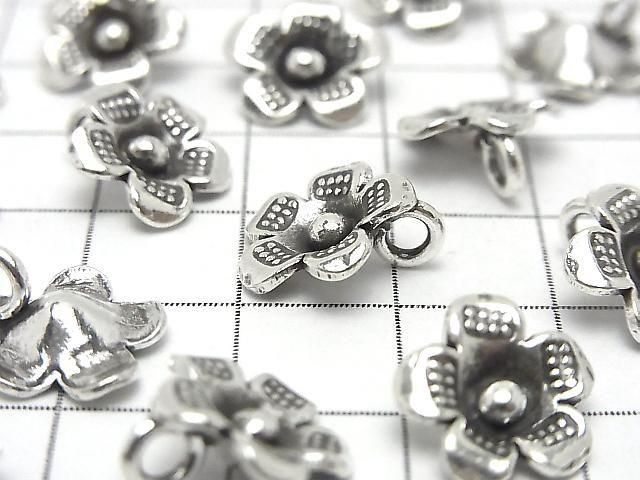純銀小花吊飾 11x11mm 1個