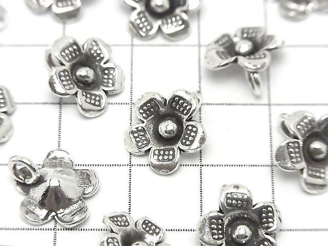 純銀小花吊飾 11x11mm 1個