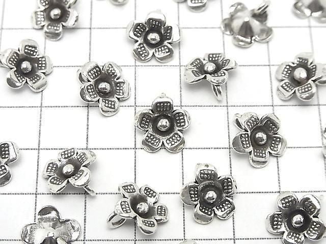 純銀小花吊飾 11x11mm 1個