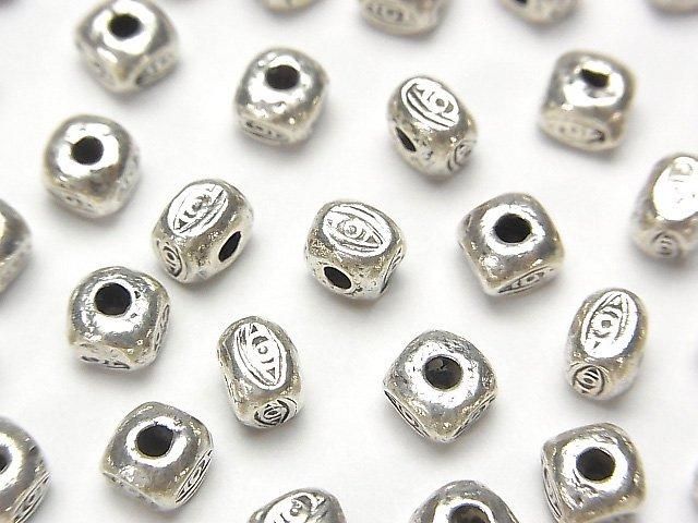 Karen Silver Rondelle 5x5x4.5mm 1pc