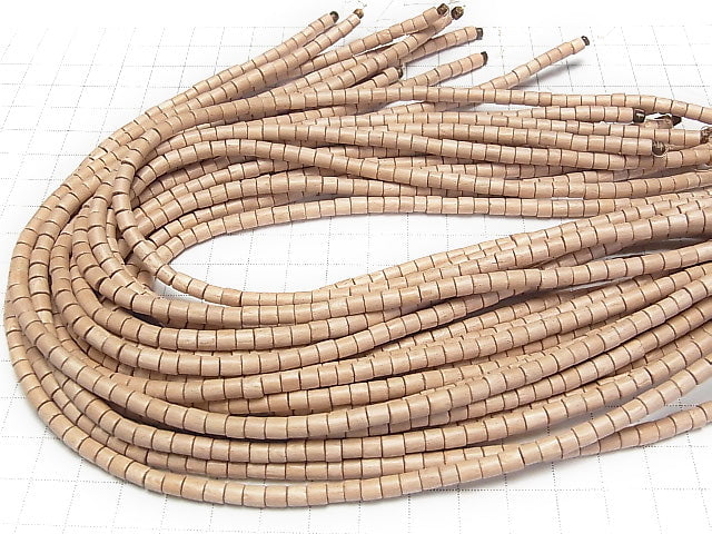 1strand $3.79! Rosewood Rondelle (Tube) 5x5x4mm 1strand beads (aprx.15inch / 36cm)