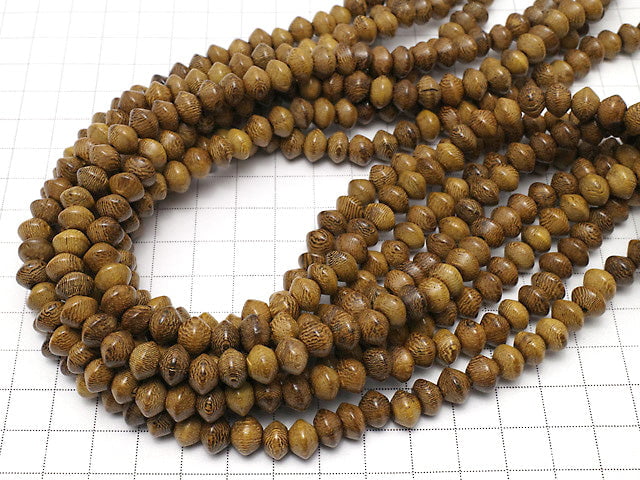 Wood Beads Rondelle 9x9x6mm 1strand beads (aprx.15inch/38cm)