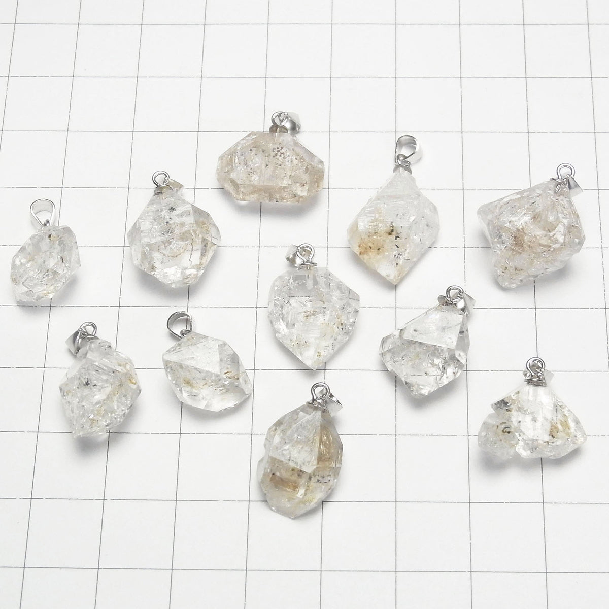 Pakistan Oil in Quartz Pendant Silver925 1pc