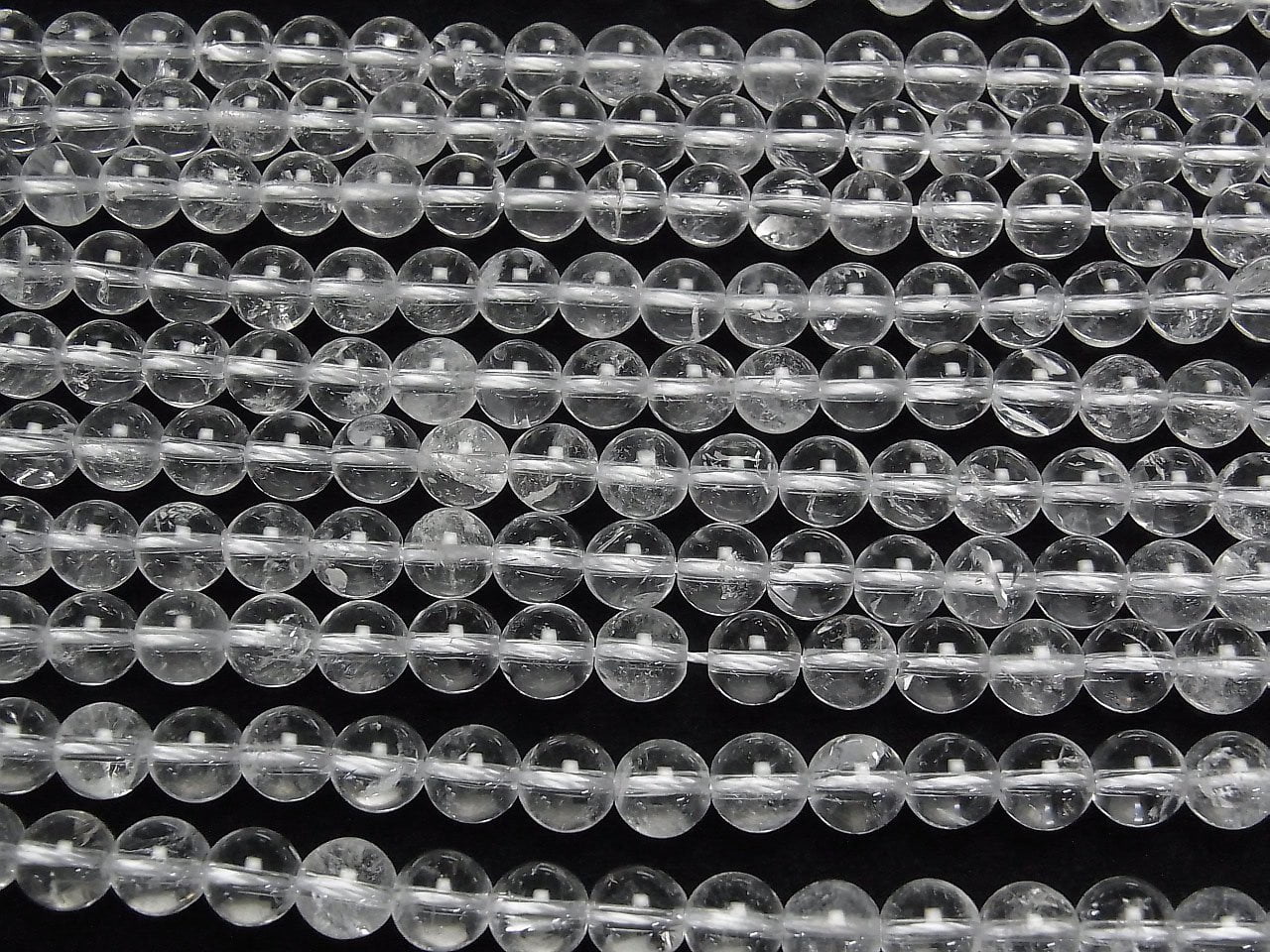 Kristallquarz AA++ Rund 8.5mm 1 Strang Perlen (ca. 14 Zoll/35 cm)