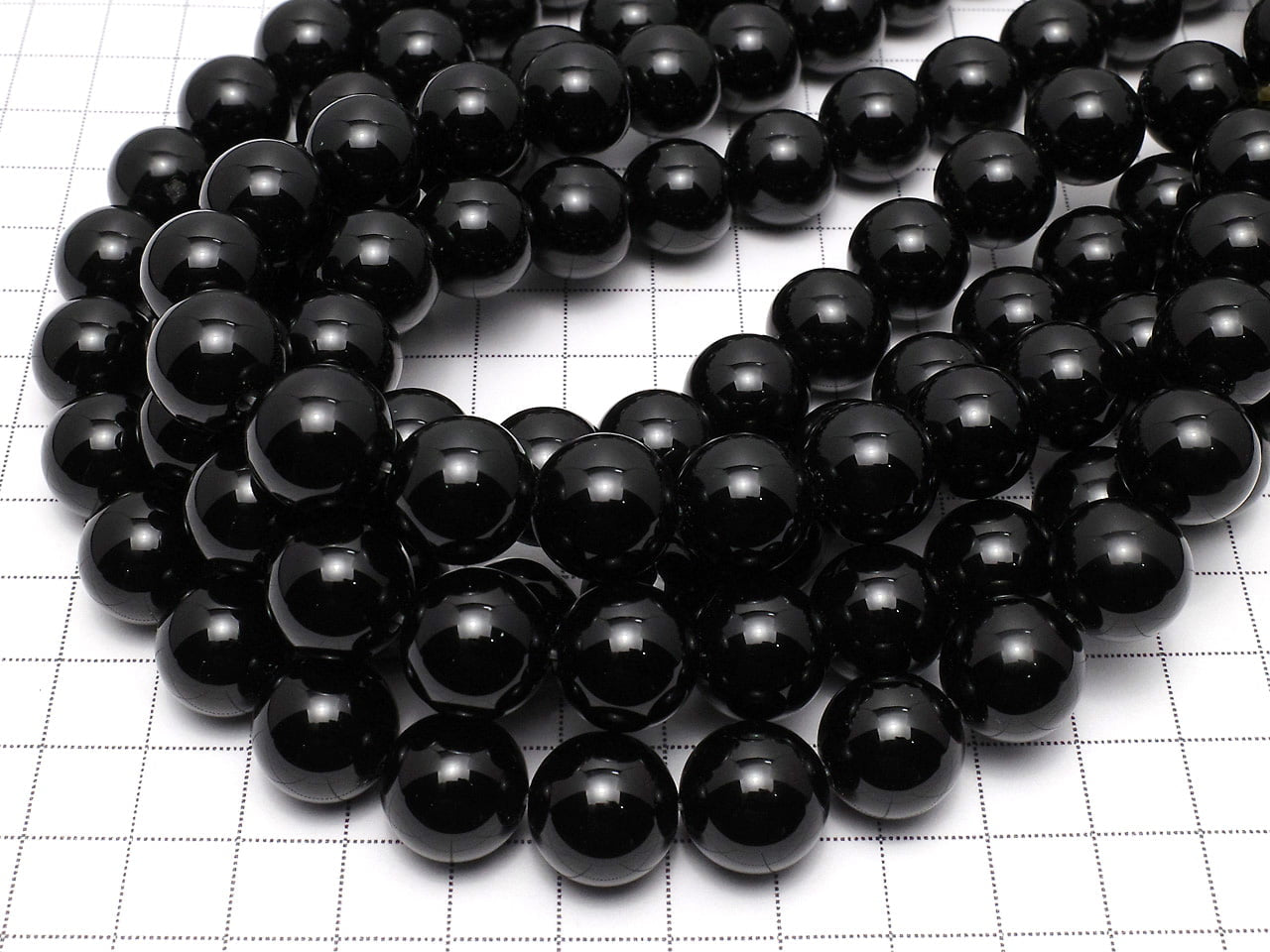 Onyx Round 14mm 1strand beads (aprx.14inch / 35cm)