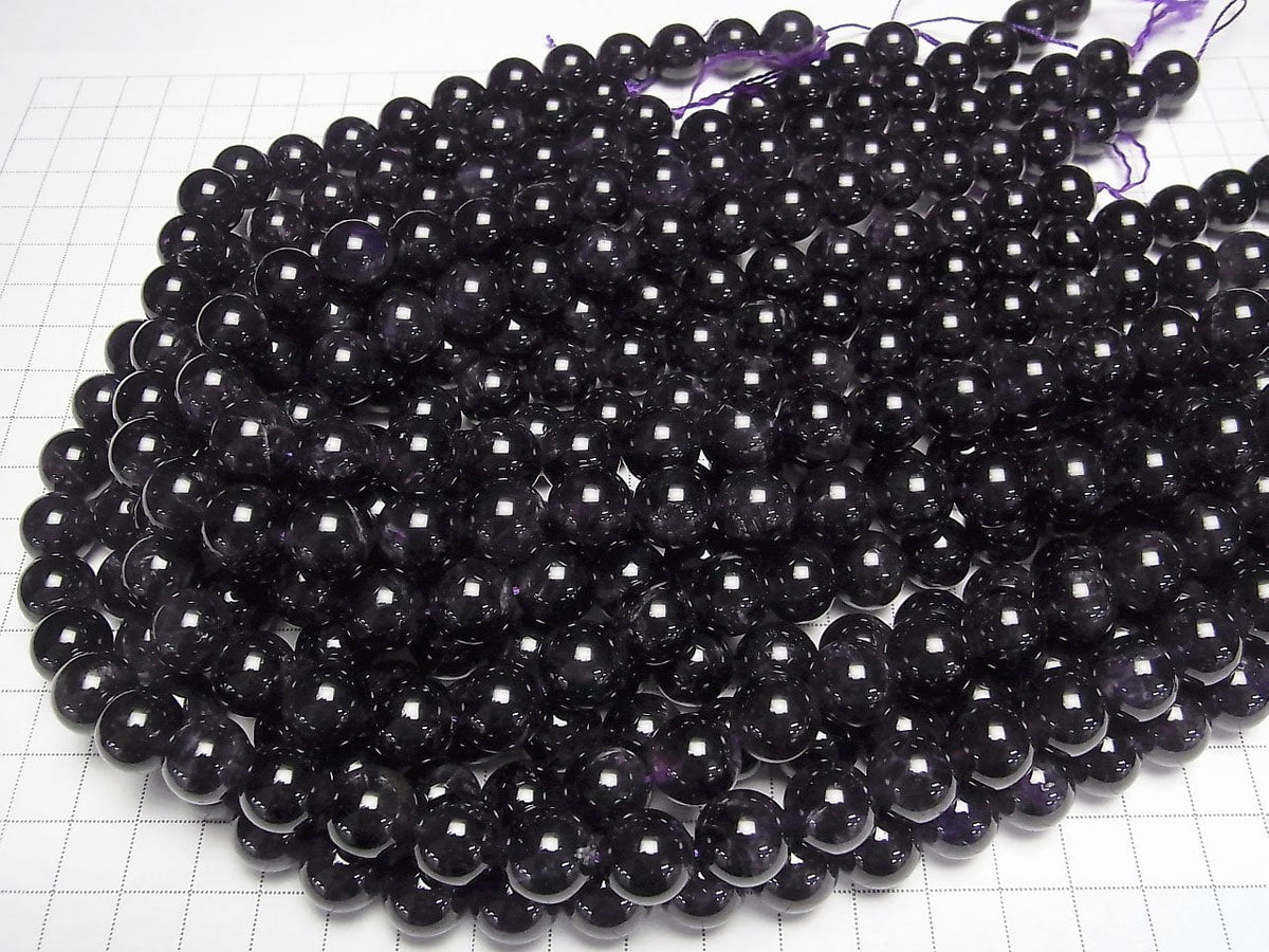 Amethyst AA++ Round 12mm half or 1strand beads (aprx.15inch/37cm)