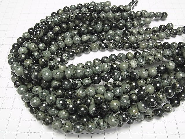 1strand $6.79! Kambaba Jasper Round 8mm 1strand beads (aprx.15inch/38cm)