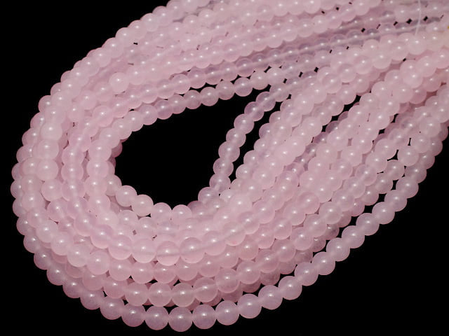 Light Pink Jade Round 6mm 1strand beads (aprx.15inch / 36cm)