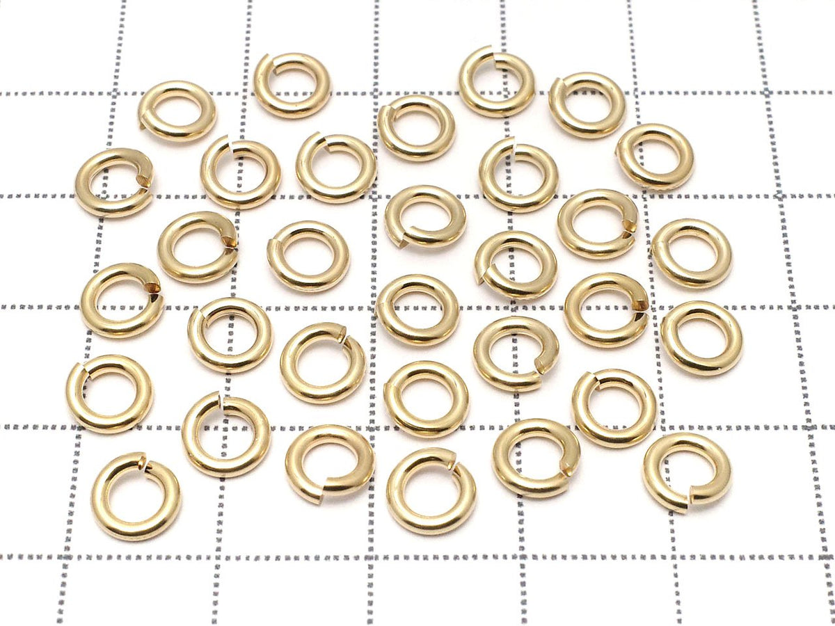 Wählen Sie Ihre Größe! 14KGF Drahtstärke 1,2mm Sprungringe (5 Stück)
