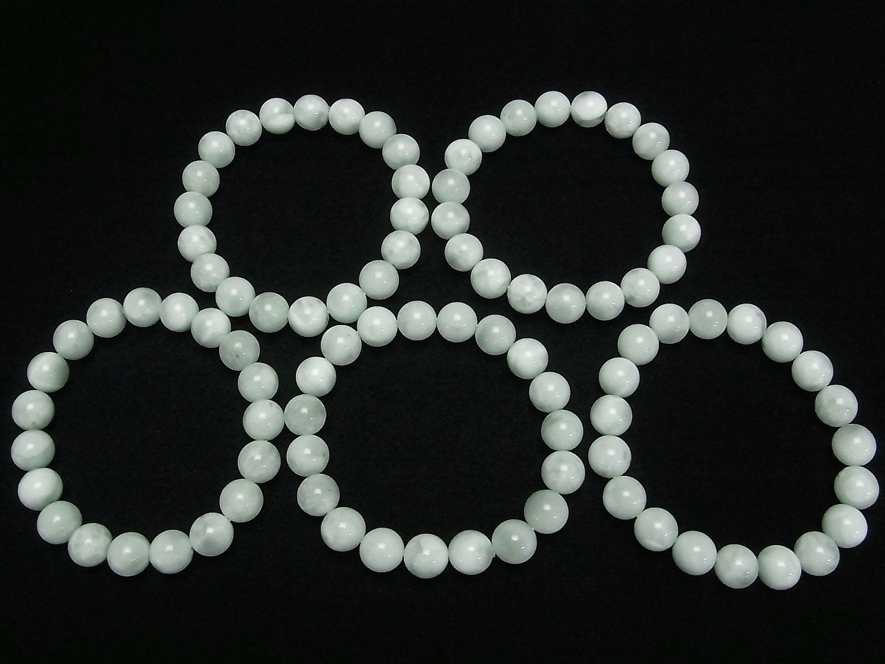 Green Angelite AAA Round 10mm Bracelet