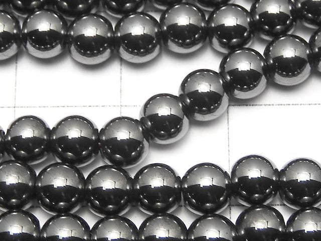 Magnetic! Hematite Round 5mm 1strand beads (aprx.15inch/36cm)