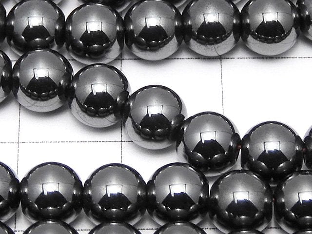 Magnetic! Hematite Round 6mm 1strand beads (aprx.15inch/38cm)