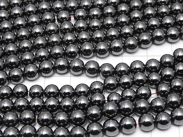 Magnetic! Hematite Round 6mm 1strand beads (aprx.15inch/38cm)