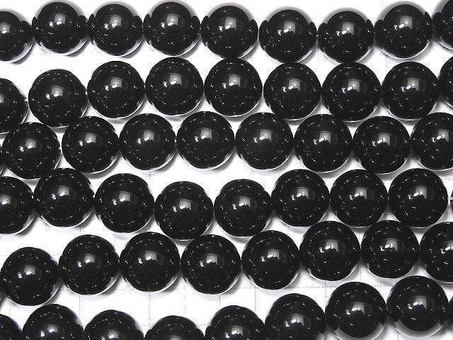 Onyx Round 16mm half or 1strand beads (aprx.15inch/36cm)