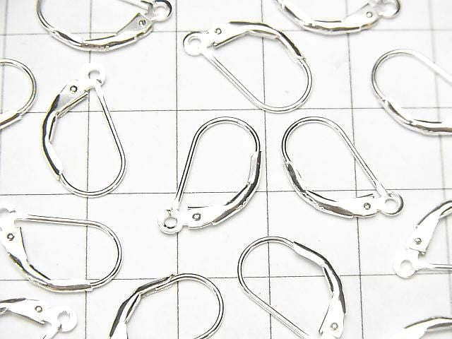 Silver925 earrings French hook No coating 1pair