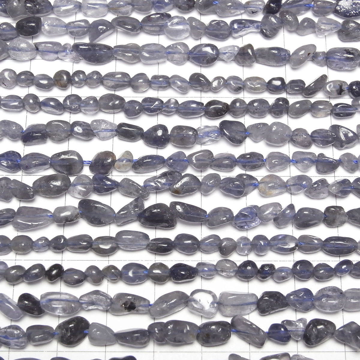 Iolite Small Size Nugget 1strand beads (approx. 14 inches/35 cm)