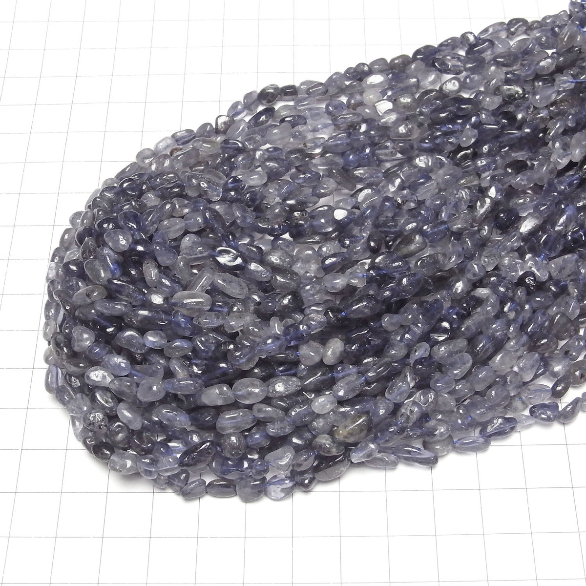 Iolite Small Size Nugget 1strand beads (approx. 14 inches/35 cm)