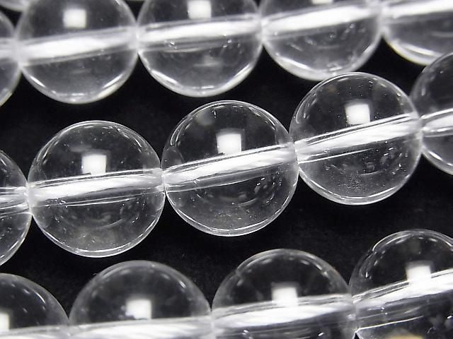 水晶石英 AAA 圓形 11mm 1/4 或 1 串珠(約 15 英寸/37 厘米)