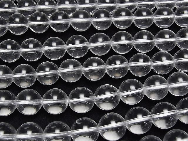 水晶石英 AAA 圓形 11mm 1/4 或 1 串珠(約 15 英寸/37 厘米)