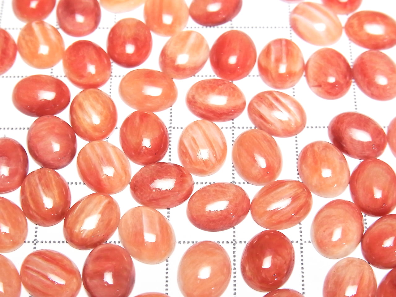 Stacheloyster-Schale ovaler Cabochon 10x8mm 1 Stück